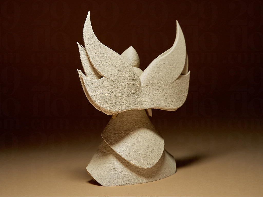 Ange Ailé Moderne – Statue Décorative Spirituelle – Sculpture Fantaisie – Décoration Intérieure Zen – Impression 3D – Cadeau Original