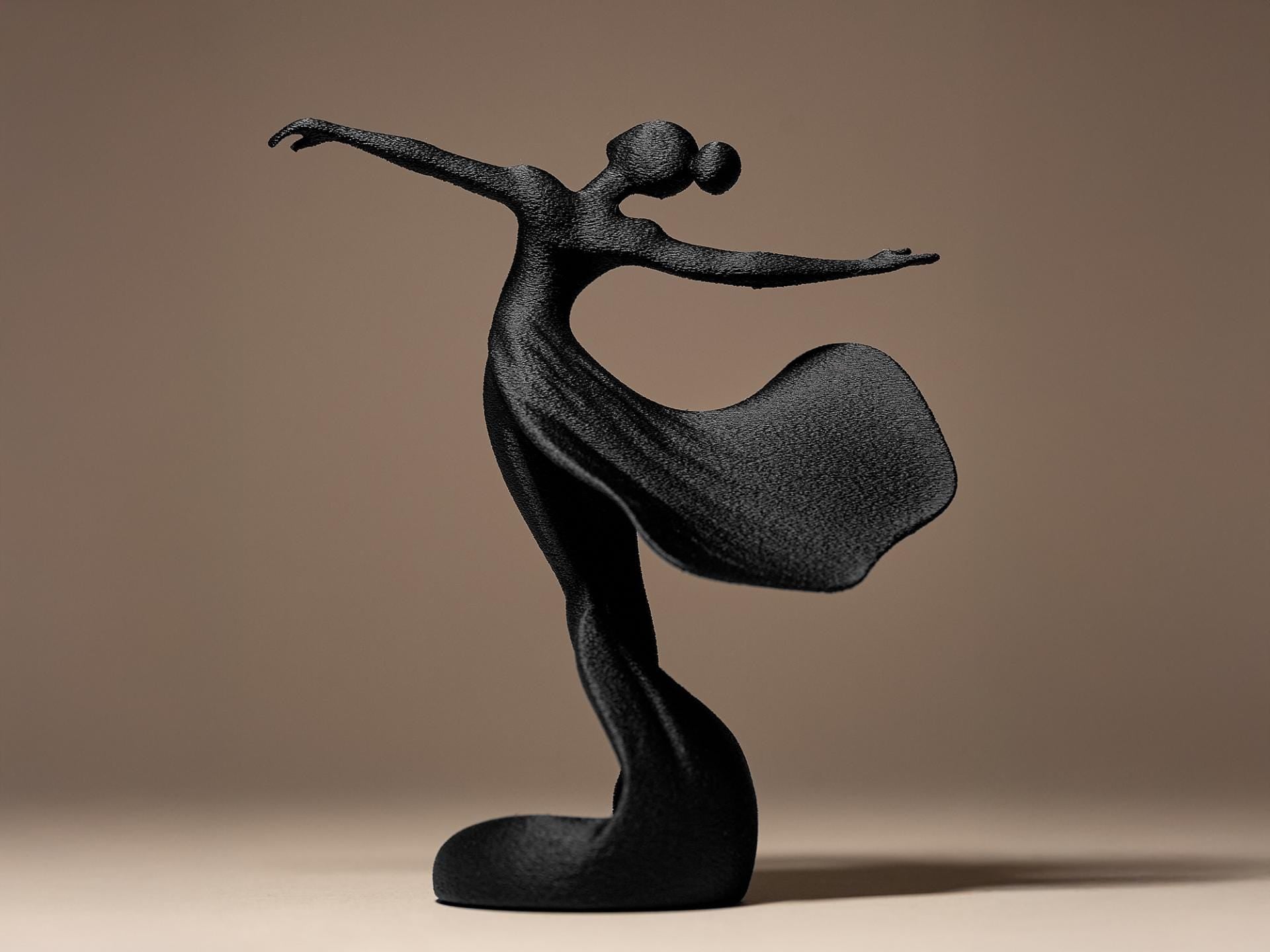 Sculpture Danseuse Abstraite Moderne | Décoration Minimaliste | Statue Design Contemporaine | Impression 3D Artistique