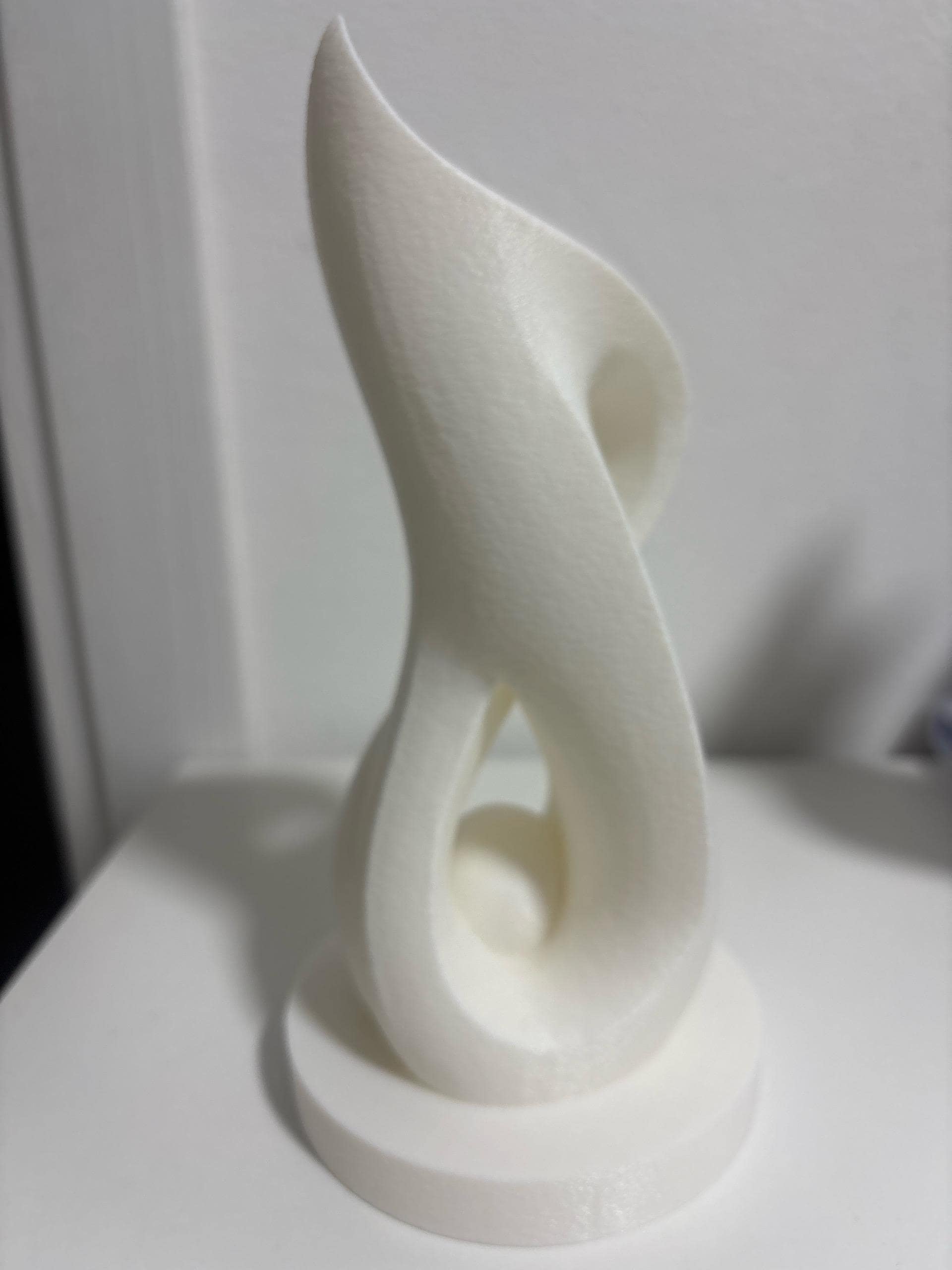 Sculpture Abstraite Moderne | Statue Design Contemporain | Décoration Intérieure Minimaliste | Impression 3D